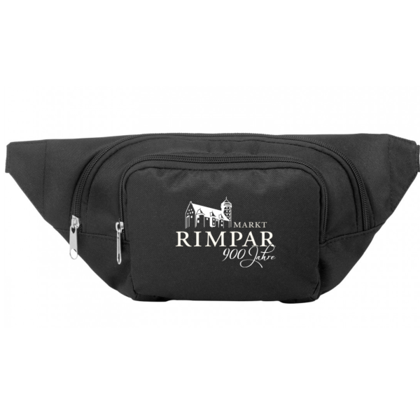 Bauchtasche Schwarz mit Rimpar Logo
