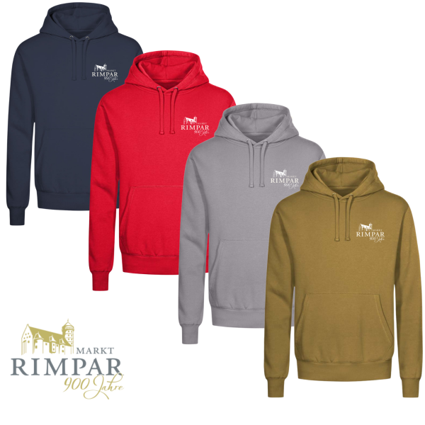 X.O. Herren Hoody Sweater Light Grey, Navy, Olive, Fire Red mit Logo