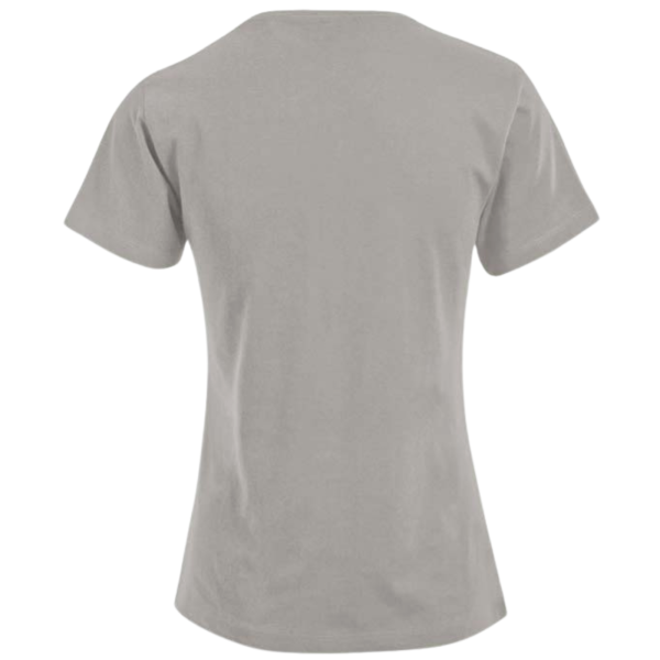 Premium Damen T-Shirt Light Grey mit Logo