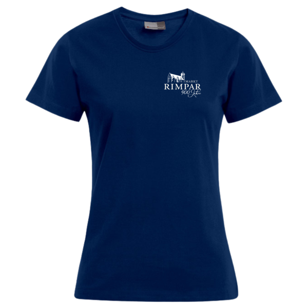 Premium Damen T-Shirt Light Grey mit Logo