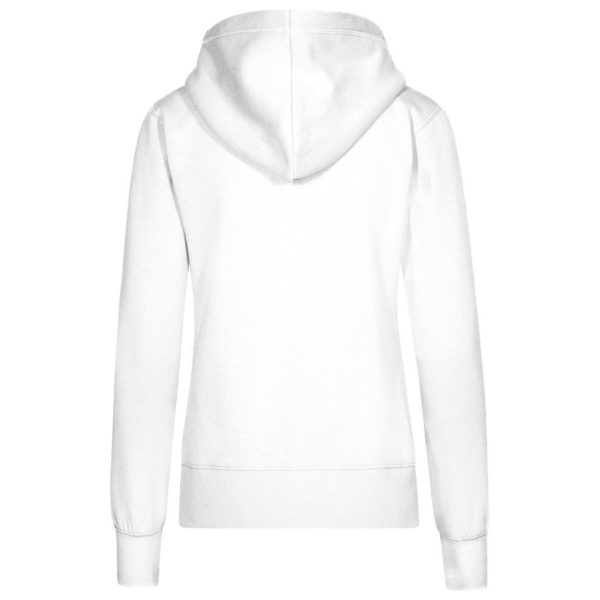 Premium Damen Hoody Jacket Light Grey, Navy, Olive, Fire Red oder Weiß mit Logo