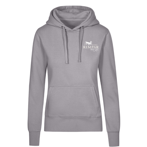 X.O. Damen Hoody Sweater Light Grey, Navy, Olive, Fire Red mit Logo