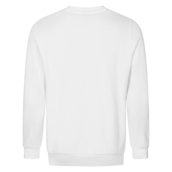 Premium Herren Sweater Light Grey, Navy, Fire Red oder Weiß mit Logo