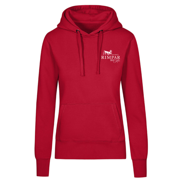 X.O. Damen Hoody Sweater Light Grey, Navy, Olive, Fire Red mit Logo