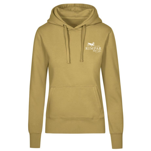 X.O. Damen Hoody Sweater Light Grey, Navy, Olive, Fire Red mit Logo