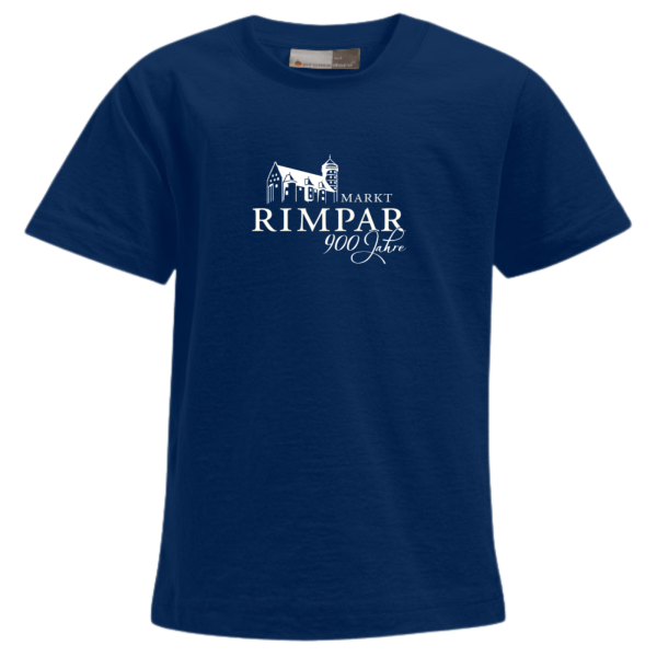 Premium Kids T-Shirt Sports Grey, Navy oder Fire Red mit Logo